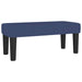 Bankje 70x30x30 cm stof blauw