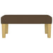 Bankje 70x30x30 cm stof bruin