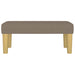 Bankje 70x30x30 cm stof taupe