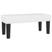 Bankje 70x30x30 cm kunstleer wit