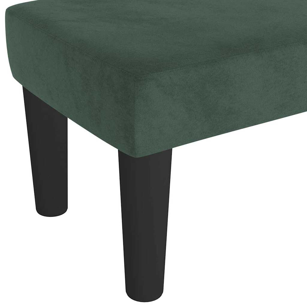 | Bank | Donkergroen 70 x 30 x 30 cm Fluweel