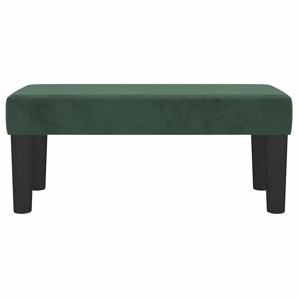 | Bank | Donkergroen 70 x 30 x 30 cm Fluweel