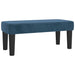 Bankje 70x30x30 cm fluweel donkerblauw