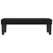 Bankje 100x30x30 cm stof zwart