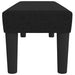 Bankje 100x30x30 cm stof zwart