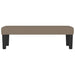 Bankje 100x30x30 cm stof taupe