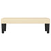 Bankje 100x30x30 cm stof crèmekleurig
