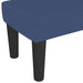 Bankje 100x30x30 cm stof blauw