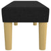 Bankje 100x30x30 cm stof zwart