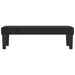 Bankje 100x30x30 cm fluweel zwart