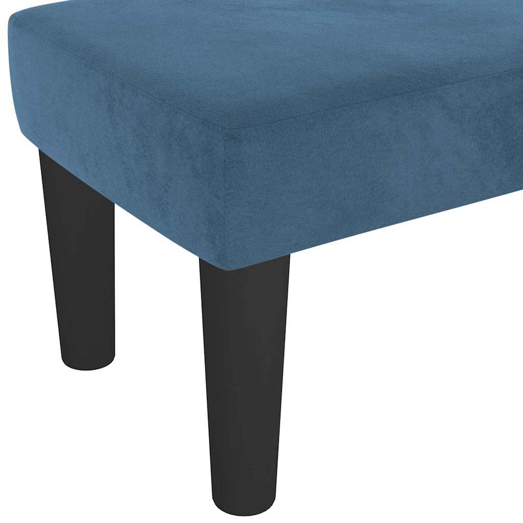 | Bank | Donkerblauw 100 x 30 x 30 cm Fluweel