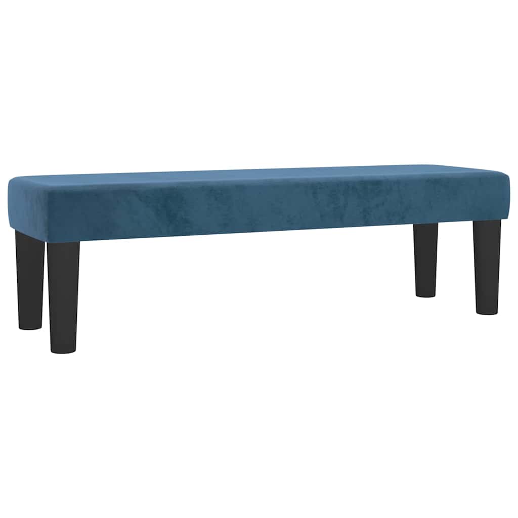 | Bank | Donkerblauw 100 x 30 x 30 cm Fluweel