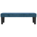 | Bank | Donkerblauw 100 x 30 x 30 cm Fluweel