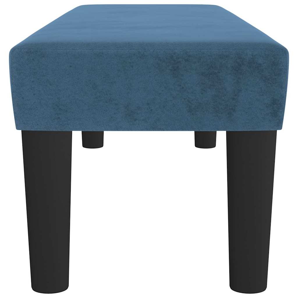 | Bank | Donkerblauw 100 x 30 x 30 cm Fluweel