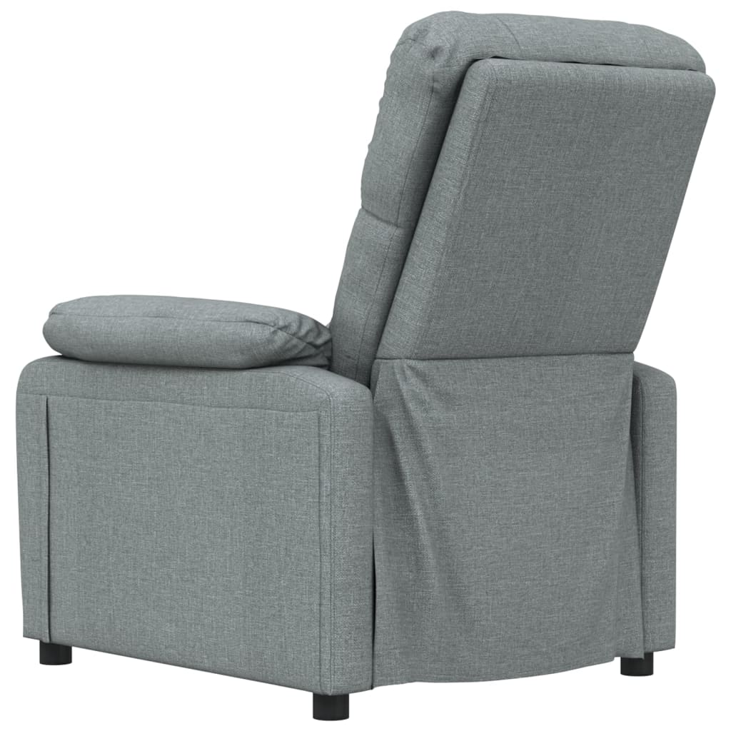 Fauteuil verstelbaar stof donkergrijs