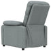 Fauteuil verstelbaar stof donkergrijs