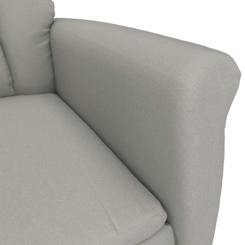 Fauteuil Lichtgrijs Microvezel