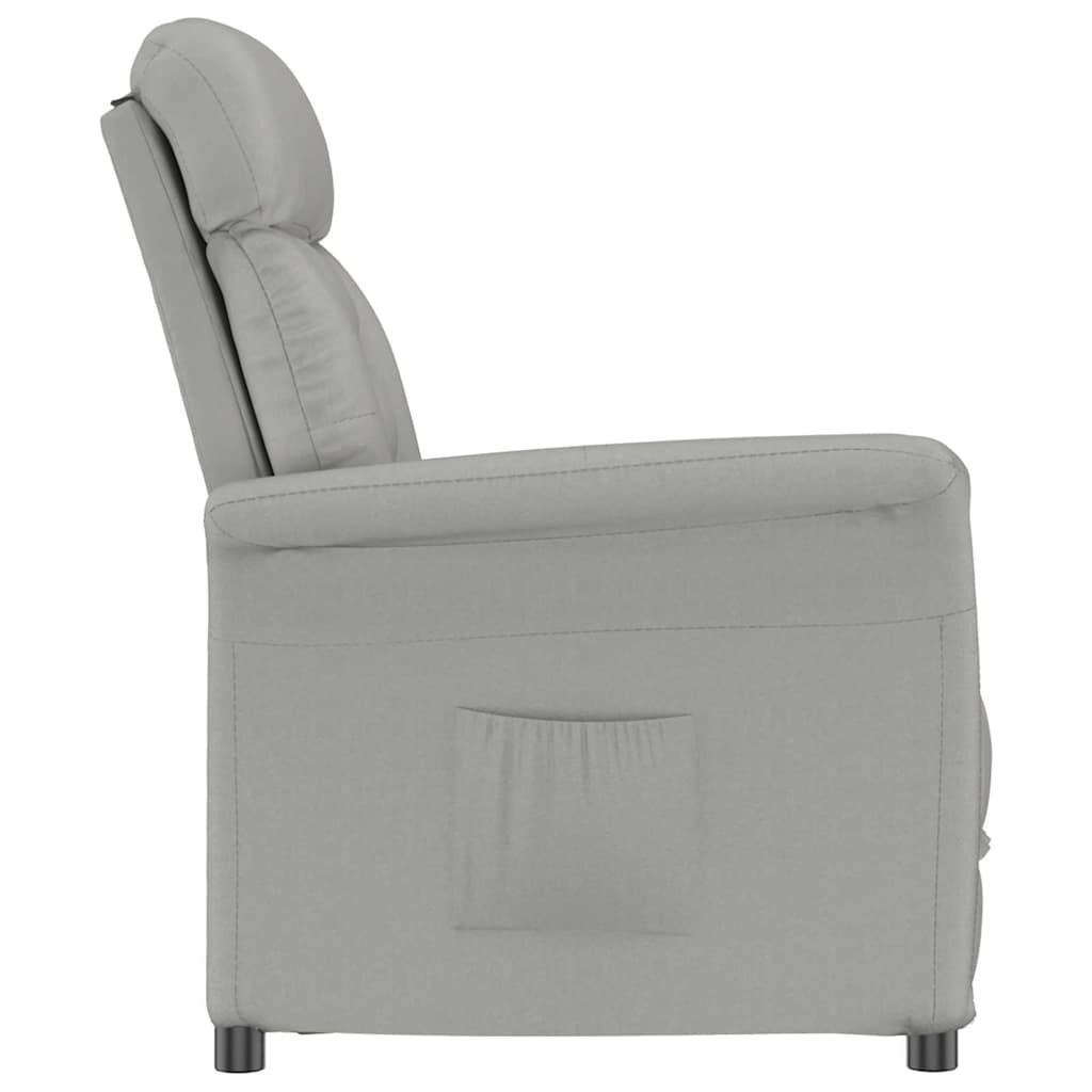 Fauteuil Lichtgrijs Microvezel