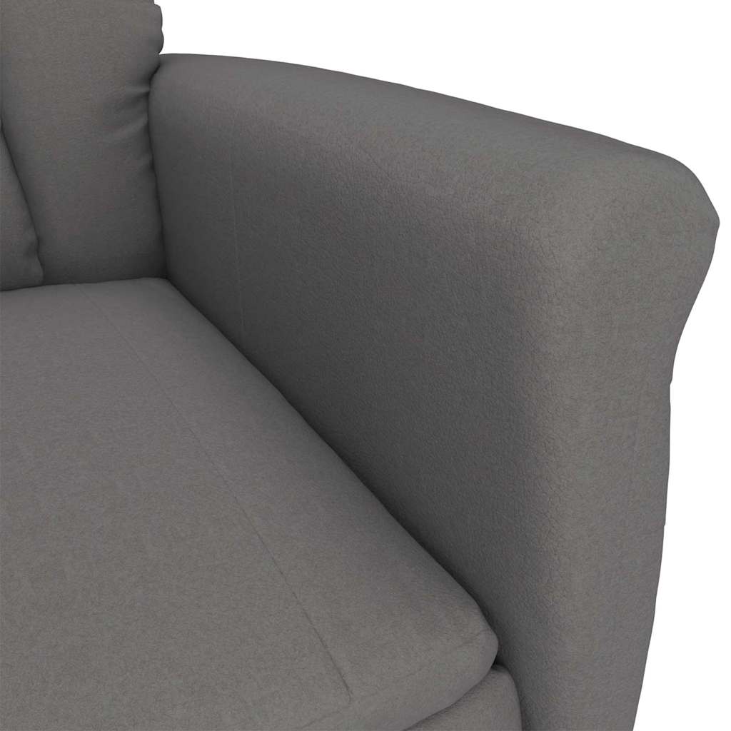 Fauteuil Donkergrijs Microvezel