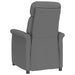 Fauteuil Donkergrijs Microvezel