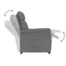Fauteuil Donkergrijs Microvezel