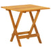 Terrasstoelen met voetensteun en tafel massief acaciahout