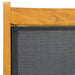 Terrasstoelen 2 st massief acaciahout en textileen