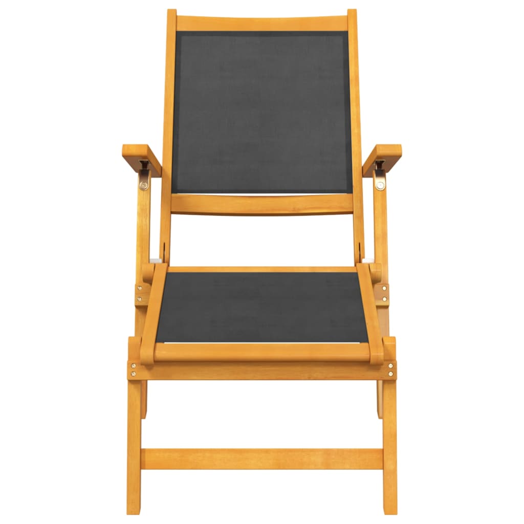 Terrasstoelen met tafel massief acaciahout en textileen