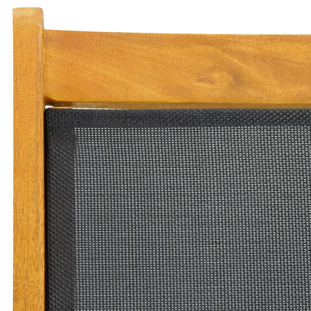 Terrasstoelen met tafel massief acaciahout en textileen