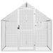 Volière 179x100x185 m aluminium zilverkleurig