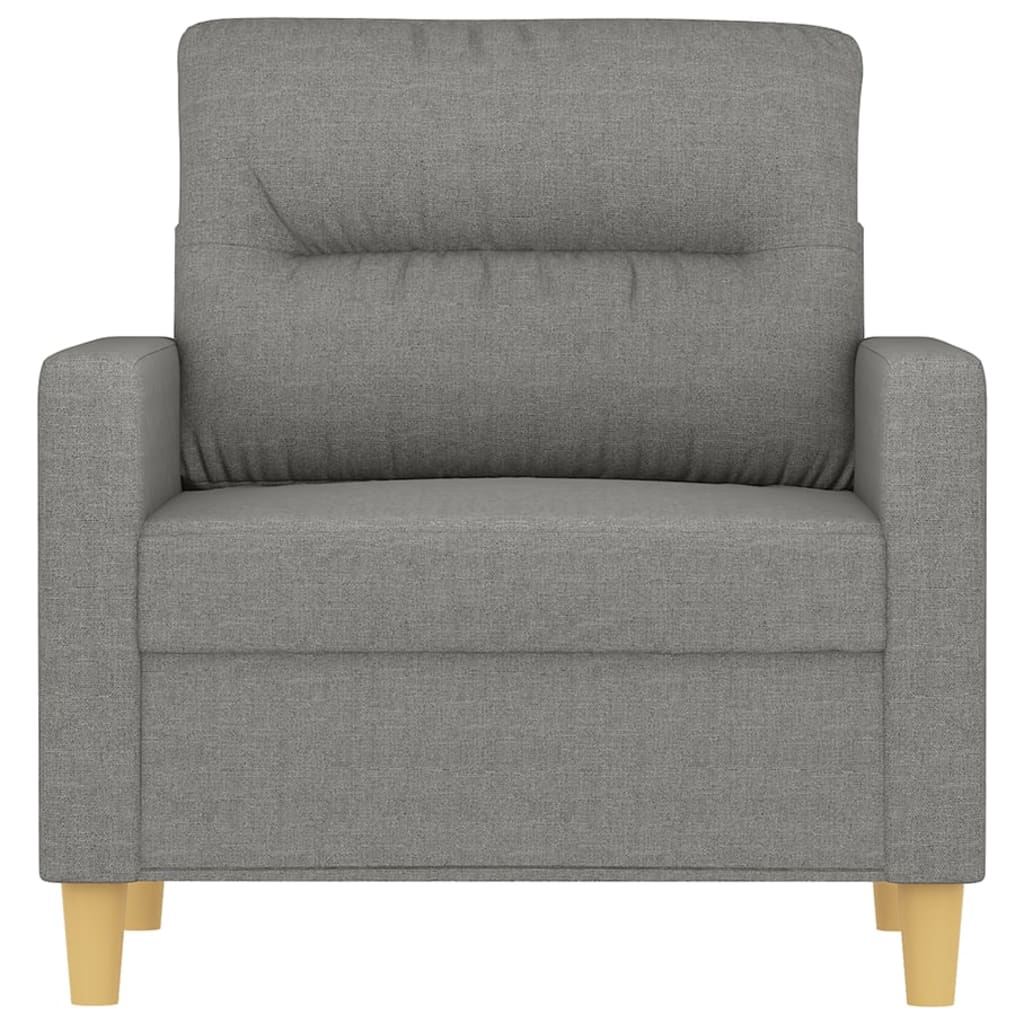 Fauteuil 60 cm stof donkergrijs