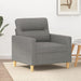 Fauteuil 60 cm stof donkergrijs