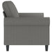 Tweezitsbank 140 cm stof donkergrijs
