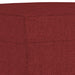 Bankje 100x35x41 cm stof wijnrood