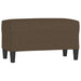 Bankje 70x35x41 cm stof bruin