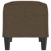 Bankje 70x35x41 cm stof bruin