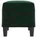 Bankje 70x35x41 cm fluweel donkergroen