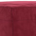 Bankje 70x35x41 cm fluweel wijnrood