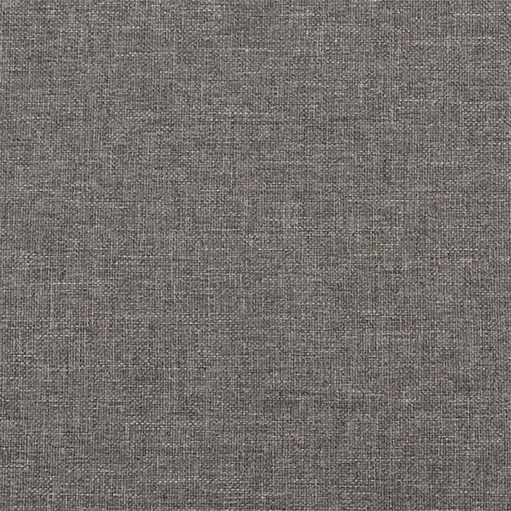 Bankje 100x35x41 cm stof donkergrijs