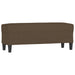 Bankje 100x35x41 cm stof bruin