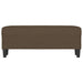 Bankje 100x35x41 cm stof bruin