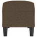 Bankje 100x35x41 cm stof bruin