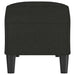 Bankje 100x35x41 cm stof zwart