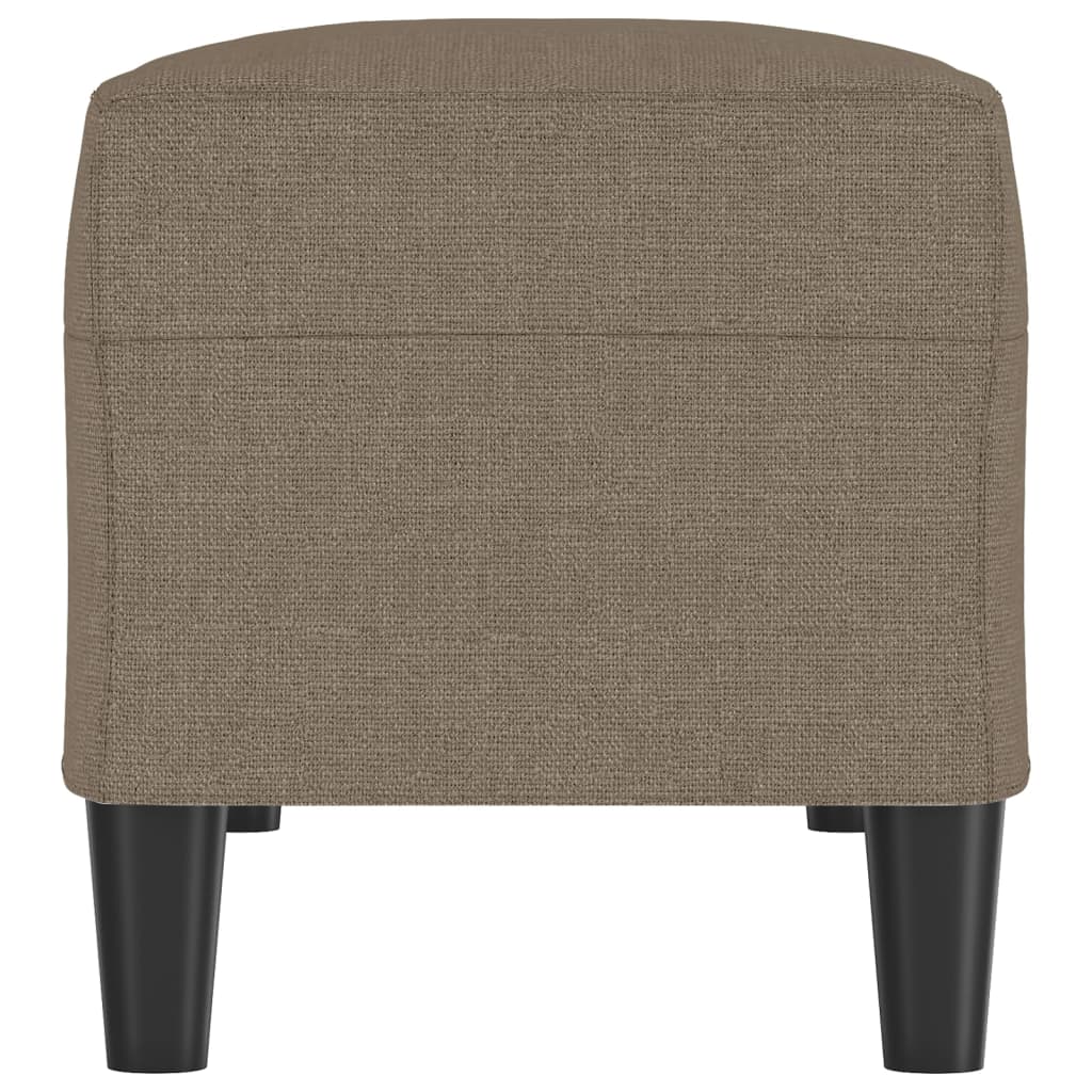 Bankje 100x35x41 cm stof taupe