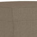 Bankje 100x35x41 cm stof taupe
