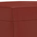 Bankje 100x35x41 cm kunstleer wijnrood