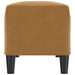 Bankje 100x35x41 cm fluweel bruin