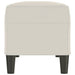 Bankje 100x35x41 cm fluweel crèmekleurig