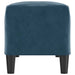 Bankje 100x35x41 cm fluweel blauw