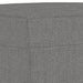 Bankje 70x35x41 cm stof donkergrijs